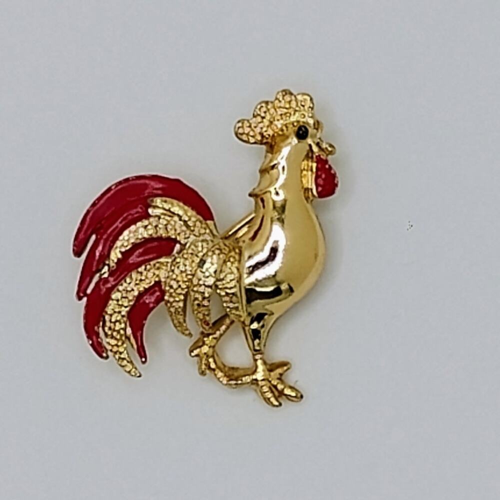 Vintage Gerry's Rooster Brooch